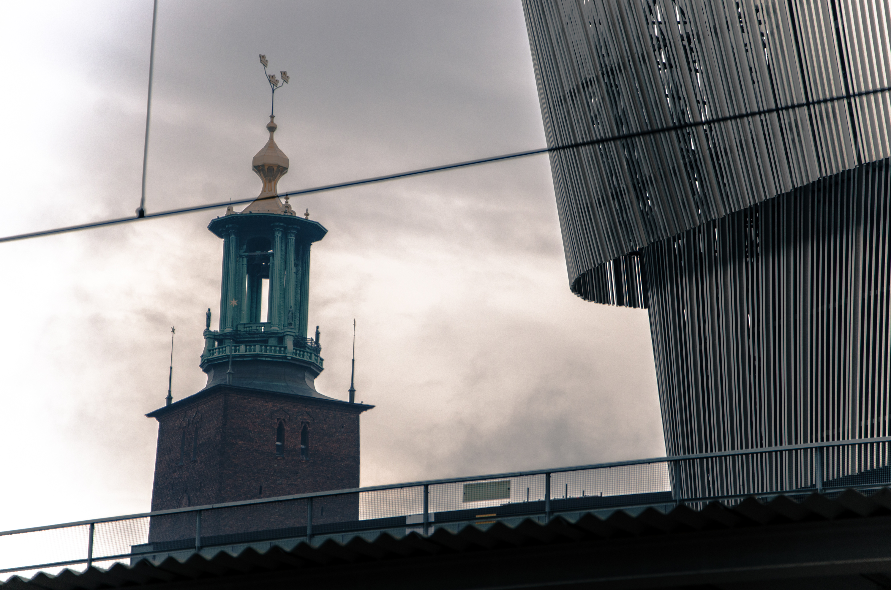 Stadshustornet och Waterfont i Stockholm
