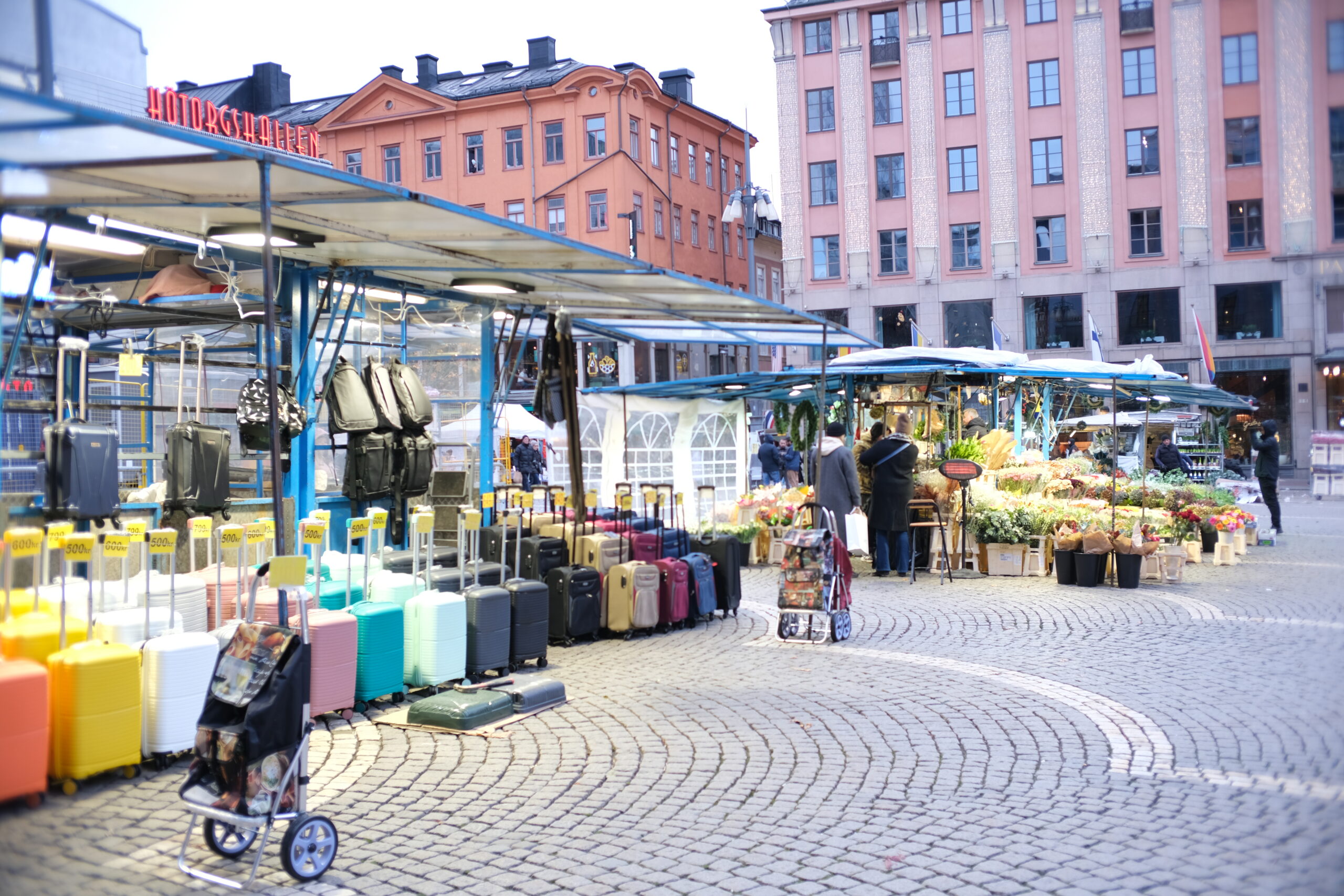 Foto från Hötorget, Stockholm 2023